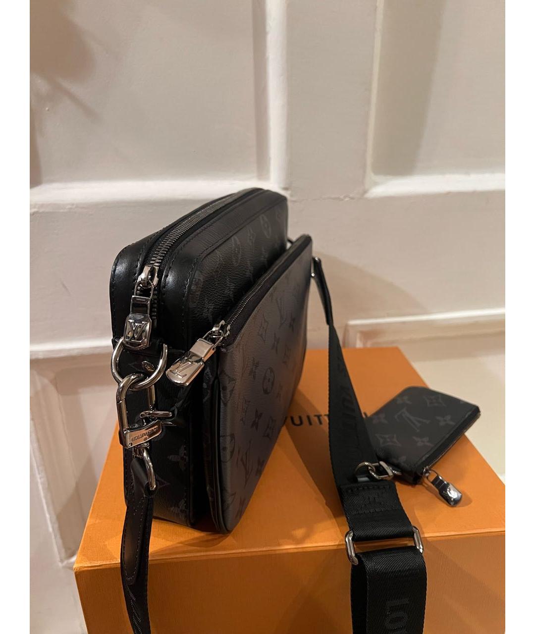LOUIS VUITTON Черная сумка на плечо, фото 4