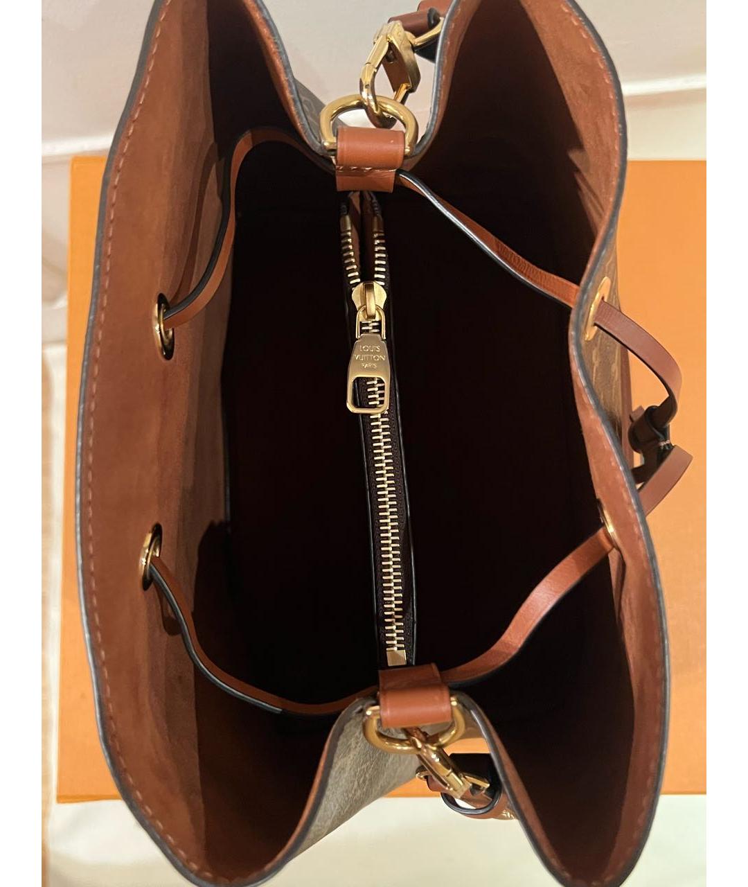 LOUIS VUITTON Коричневая сумка через плечо, фото 6