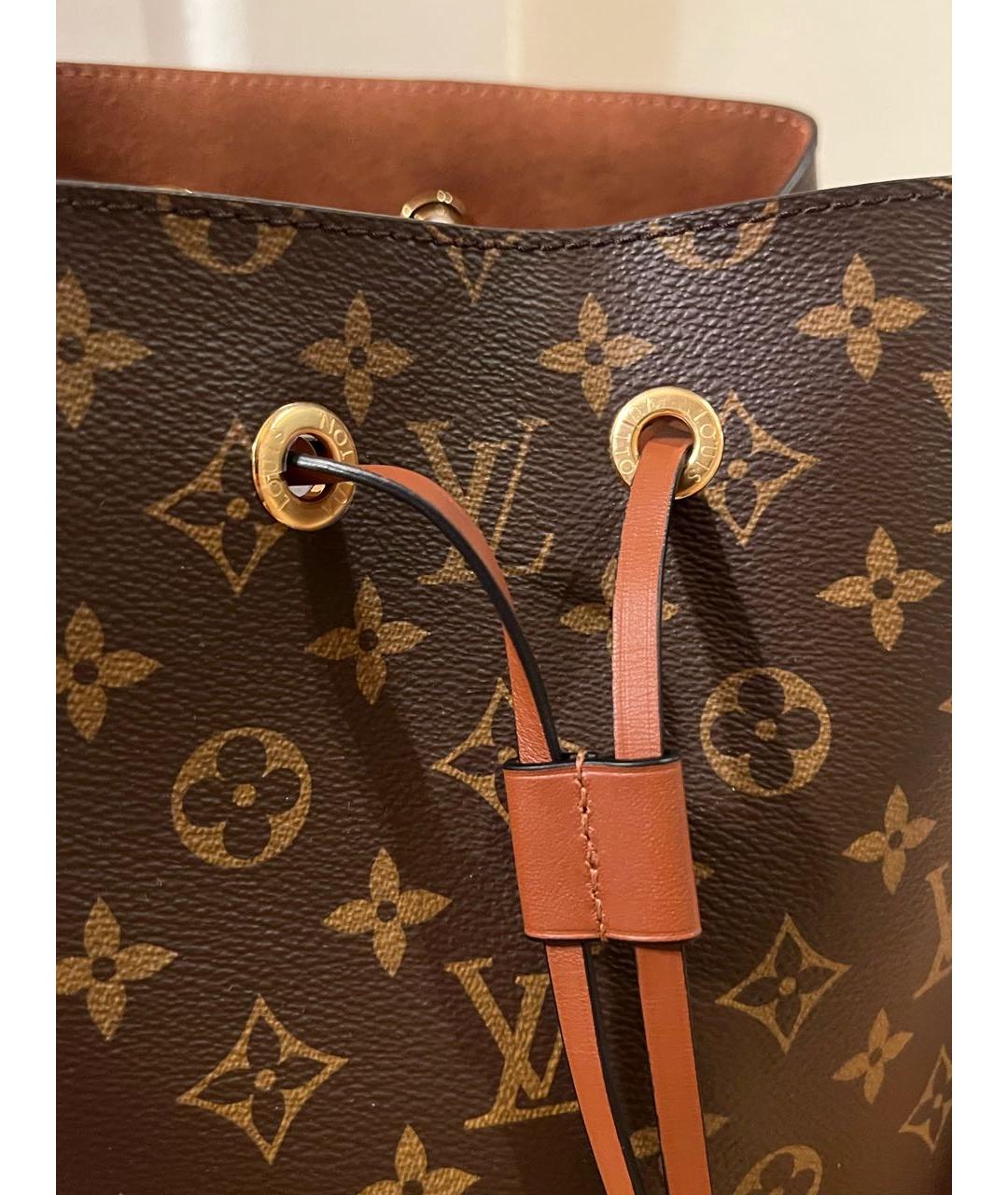LOUIS VUITTON Коричневая сумка через плечо, фото 5