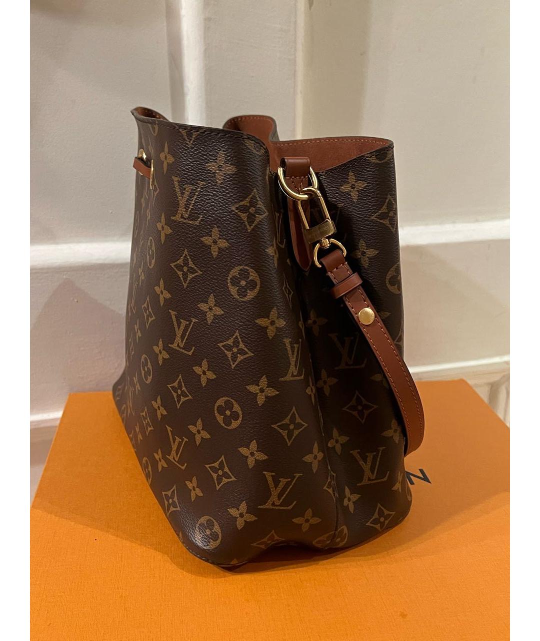 LOUIS VUITTON Коричневая сумка через плечо, фото 3