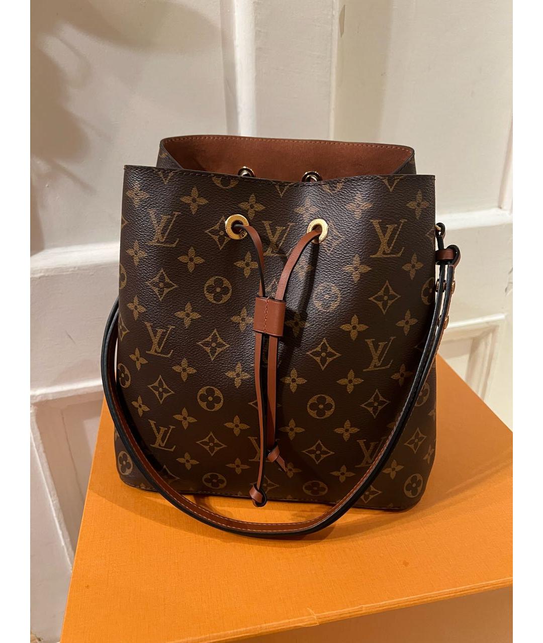 LOUIS VUITTON Коричневая сумка через плечо, фото 7