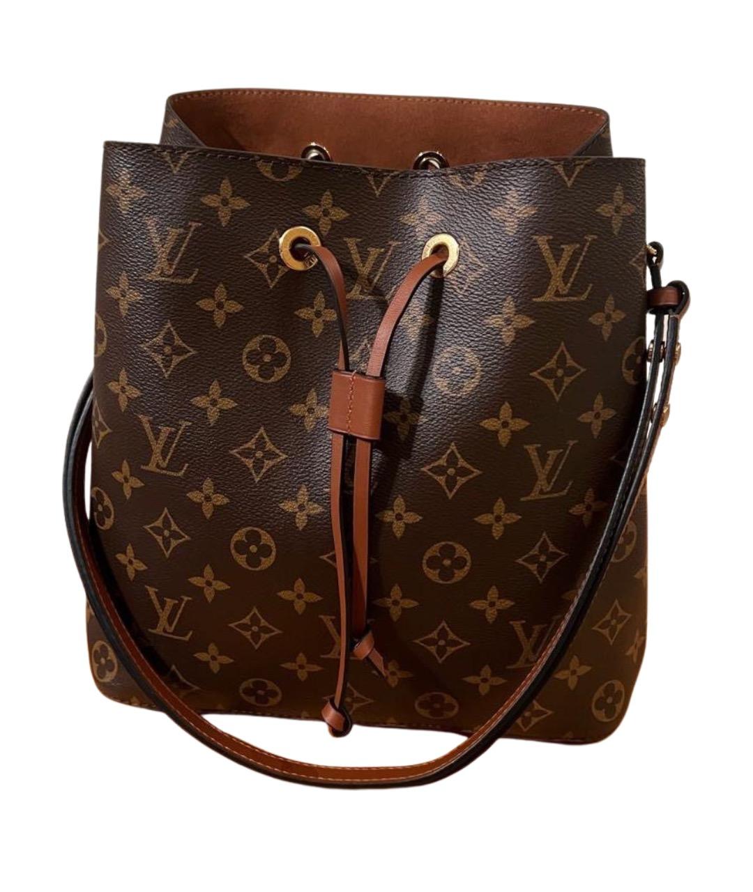 LOUIS VUITTON Коричневая сумка через плечо, фото 1