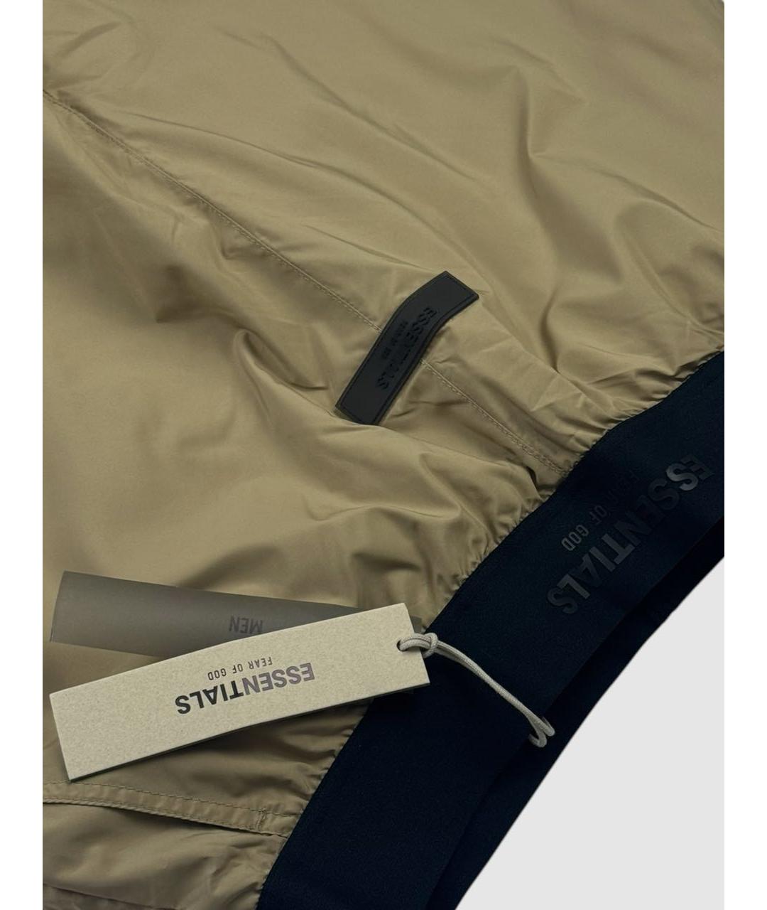 FEAR OF GOD ESSENTIALS Хаки полиэстеровые повседневные брюки, фото 4