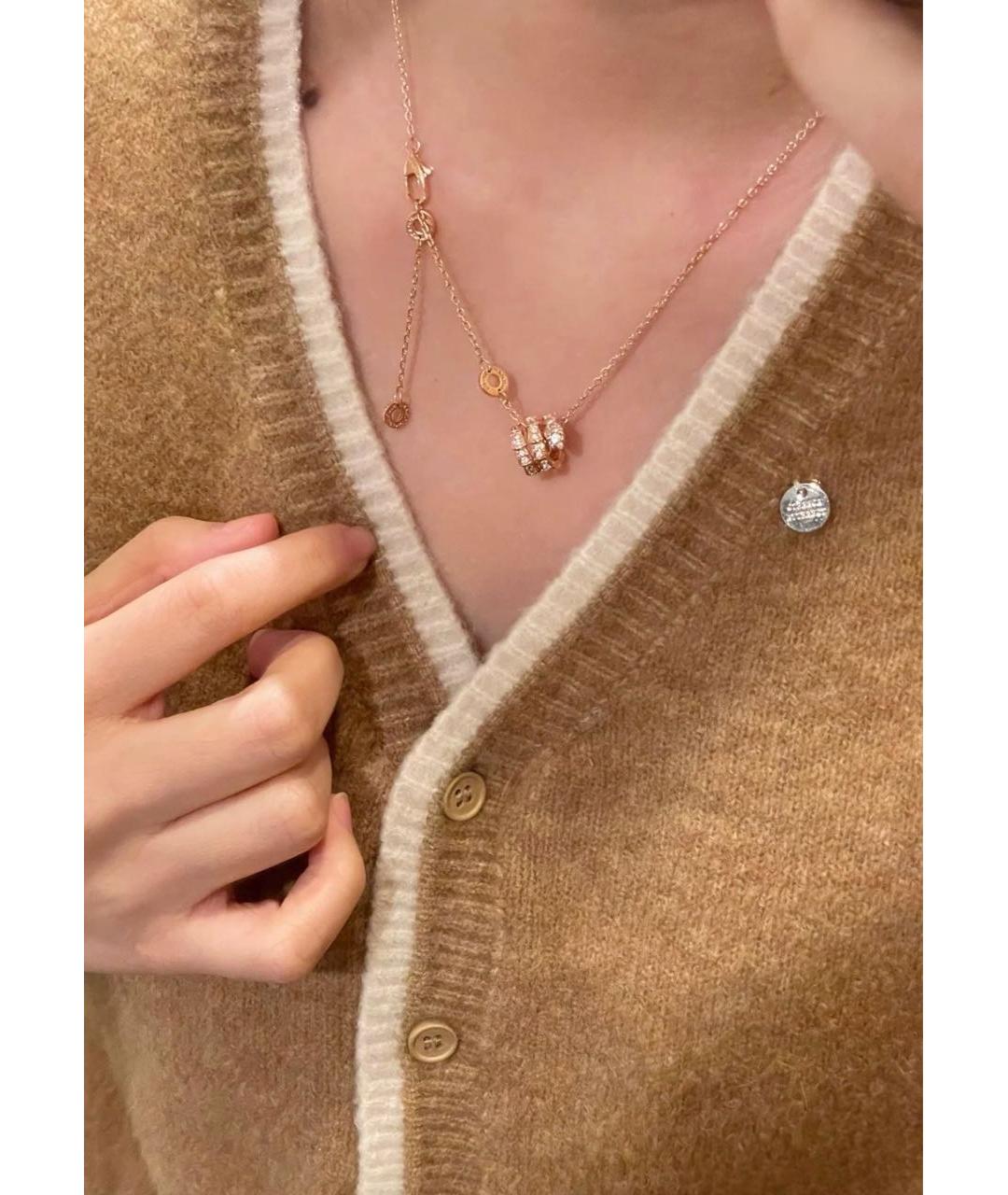 BVLGARI Золотое колье из розового золота, фото 5