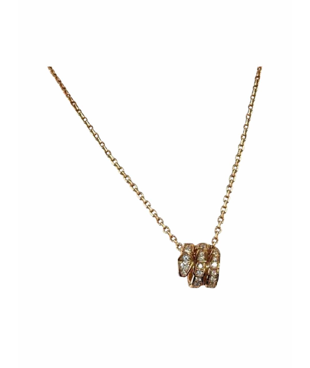 BVLGARI Золотое колье из розового золота, фото 1