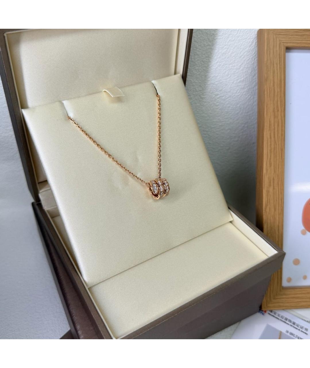 BVLGARI Золотое колье из розового золота, фото 4