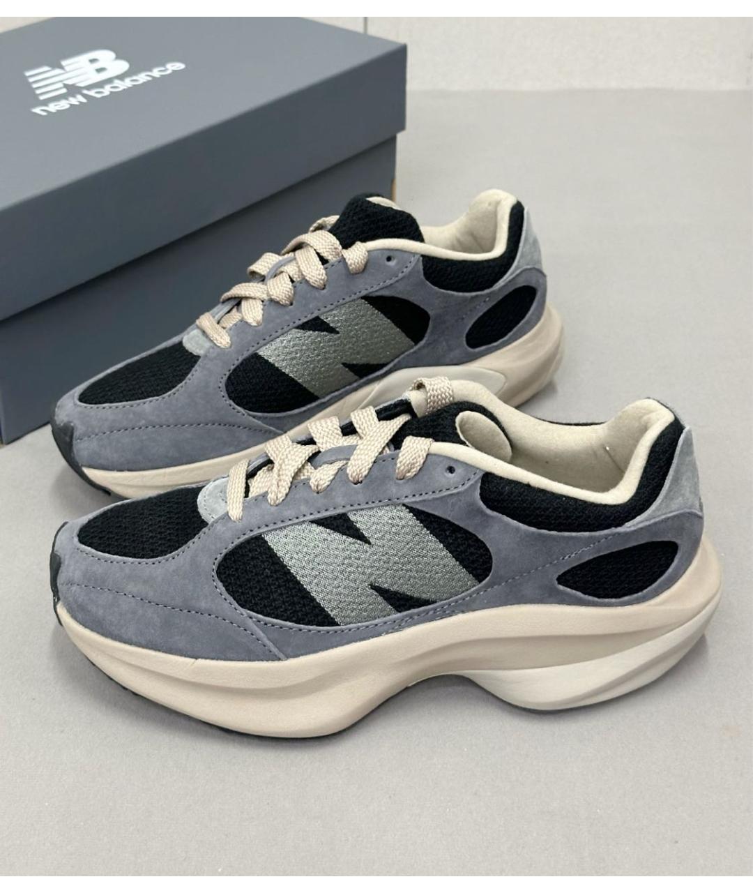 NEW BALANCE Антрацитовые замшевые кроссовки, фото 5