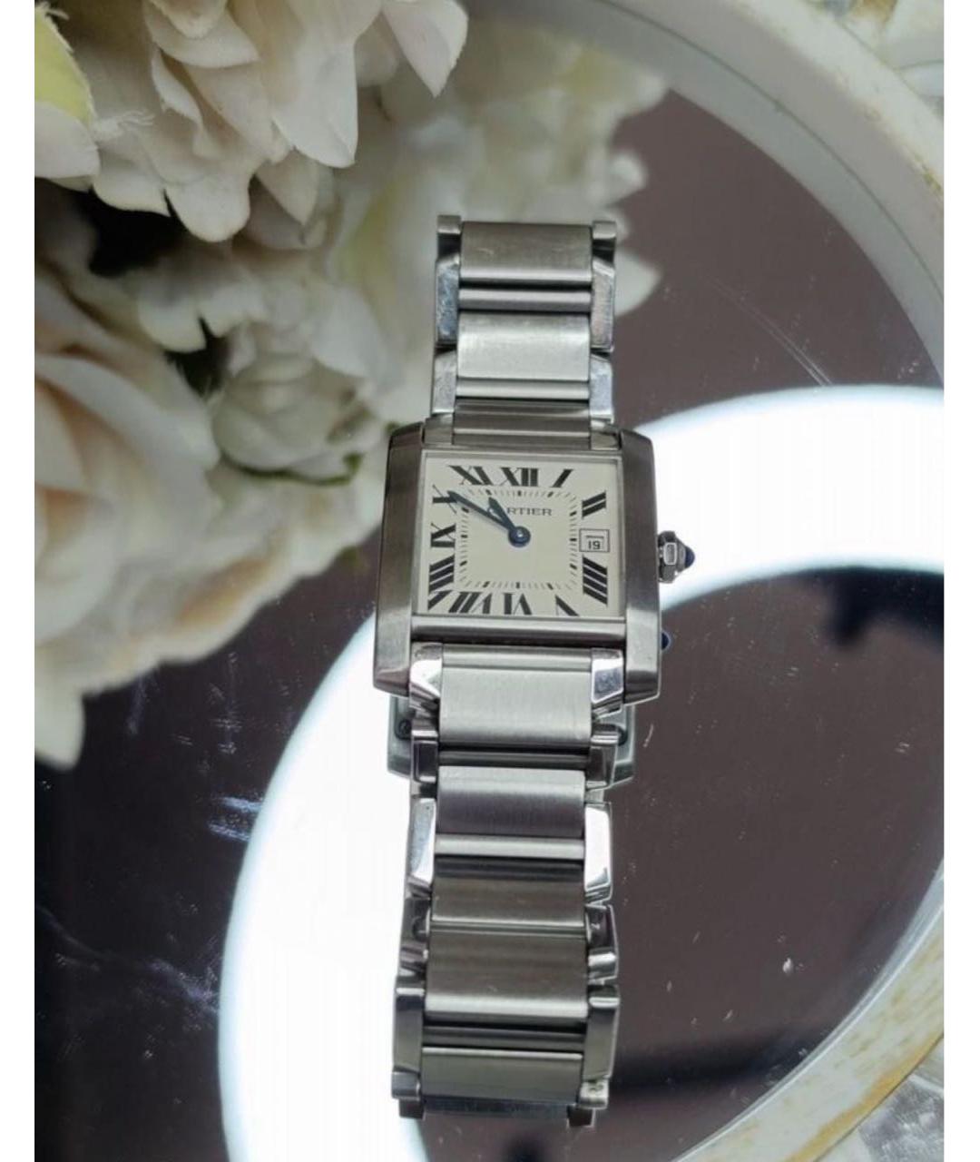 CARTIER Серебряные металлические часы, фото 4