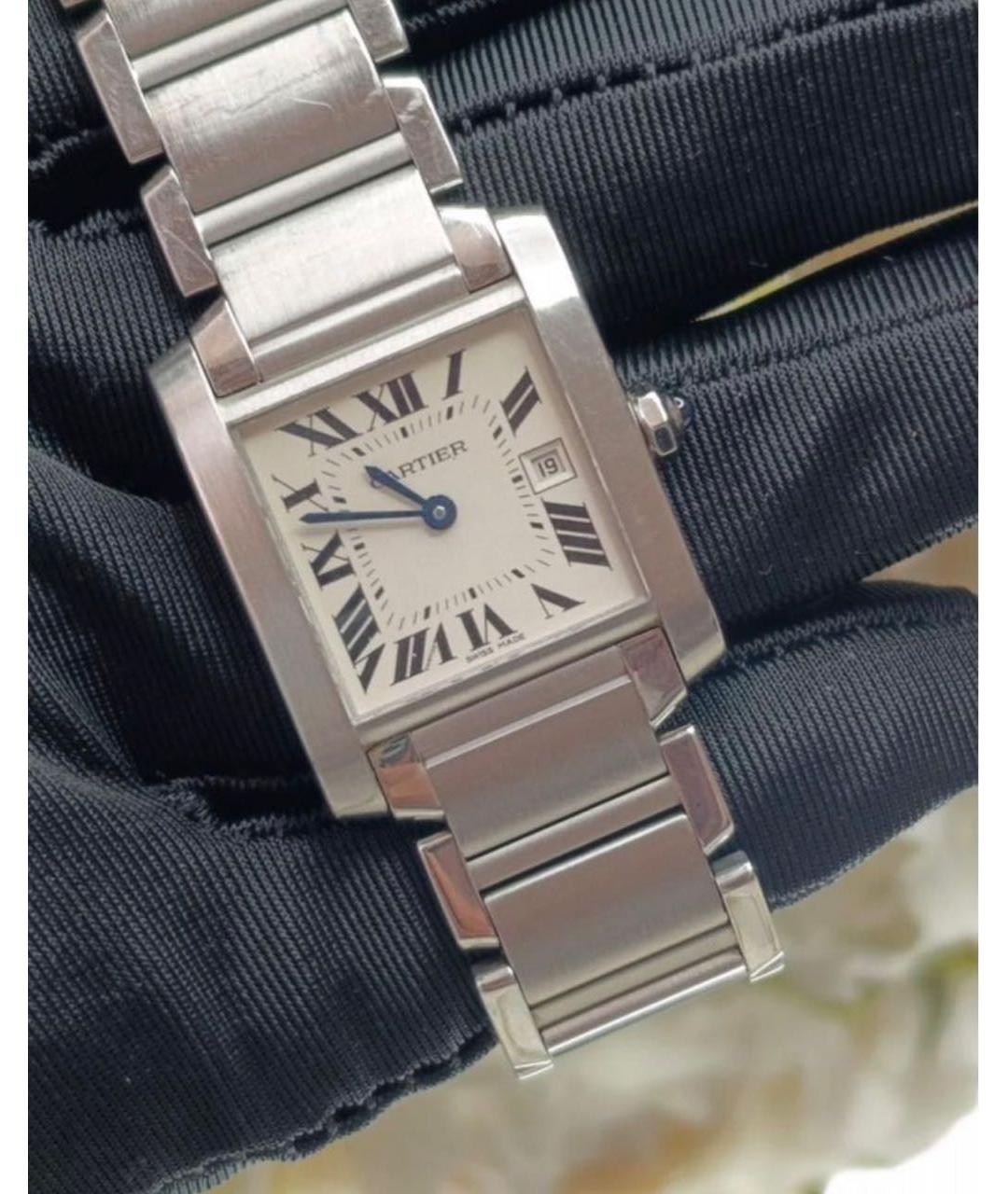 CARTIER Серебряные металлические часы, фото 3