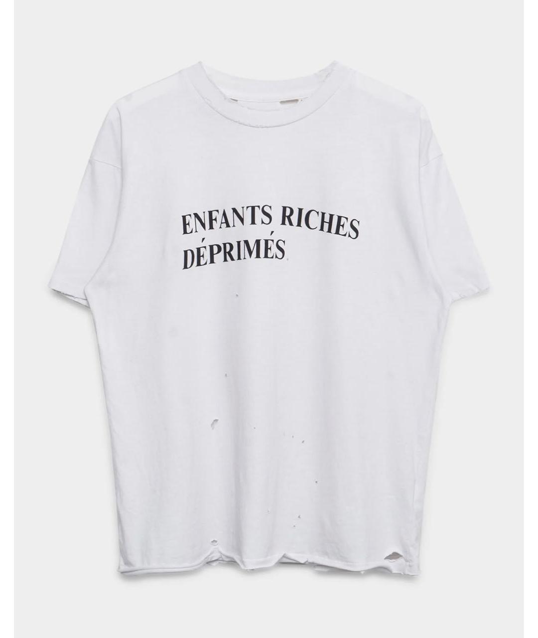 Enfants Riches Déprimés Белая хлопковая футболка, фото 7