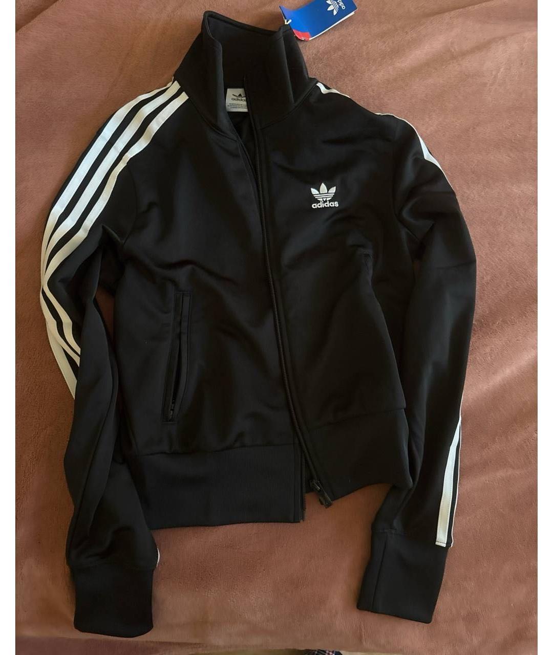 ADIDAS Черная спортивная куртка, фото 3