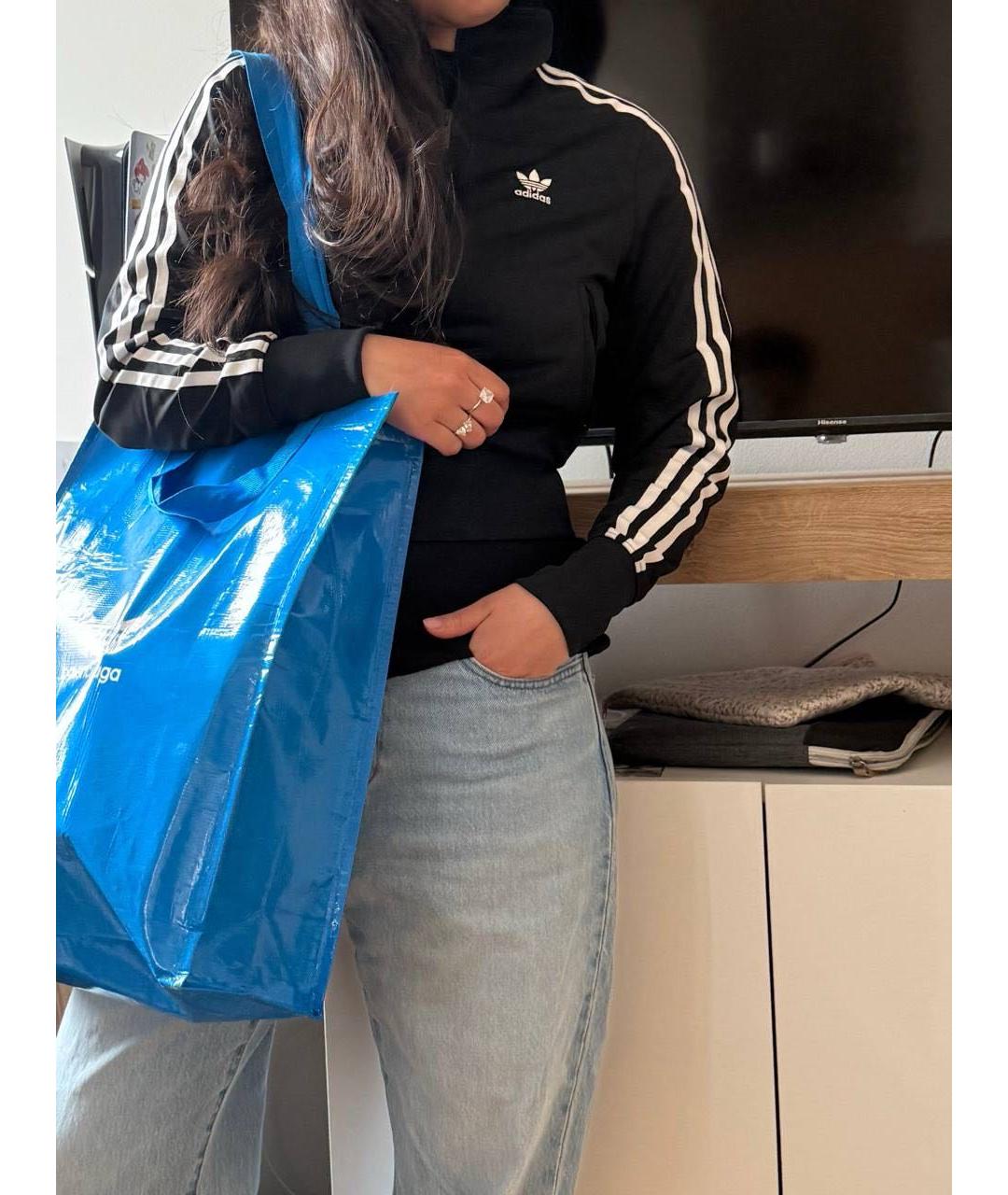 ADIDAS Черная спортивная куртка, фото 2