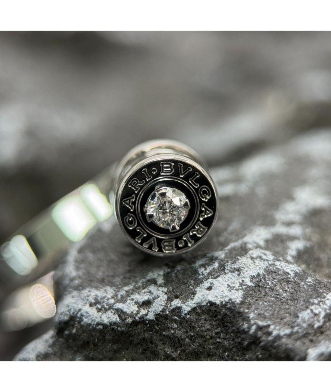 BVLGARI Серебряное кольцо из белого золота, фото 3