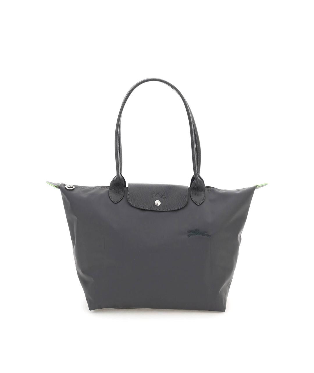 LONGCHAMP Серая синтетическая сумка тоут, фото 1