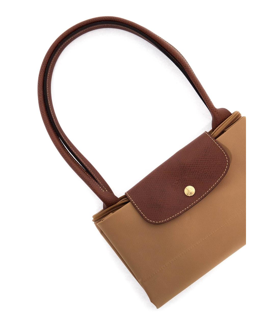 LONGCHAMP Бежевая синтетическая сумка тоут, фото 4