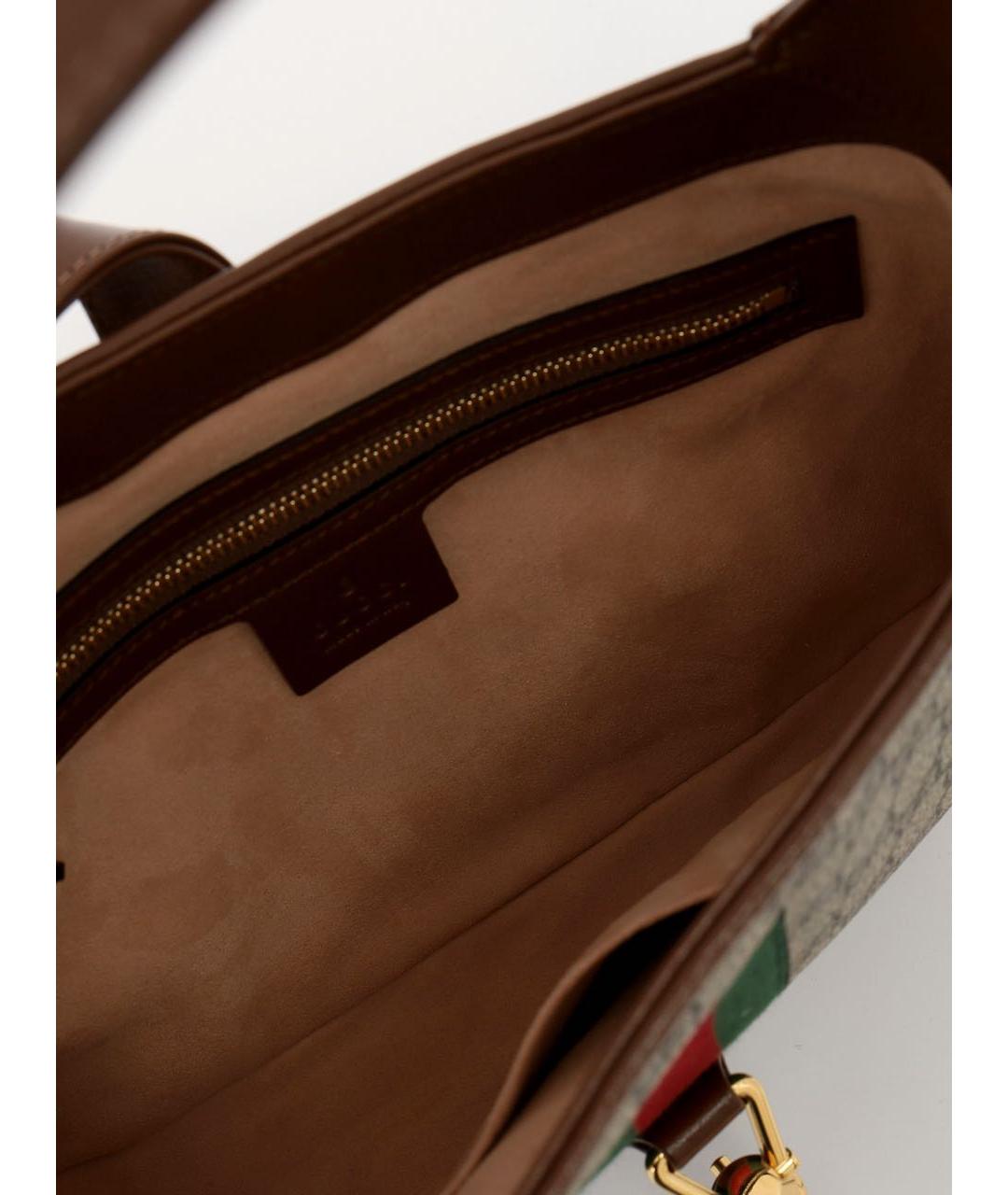 GUCCI Коричневая сумка с короткими ручками, фото 7
