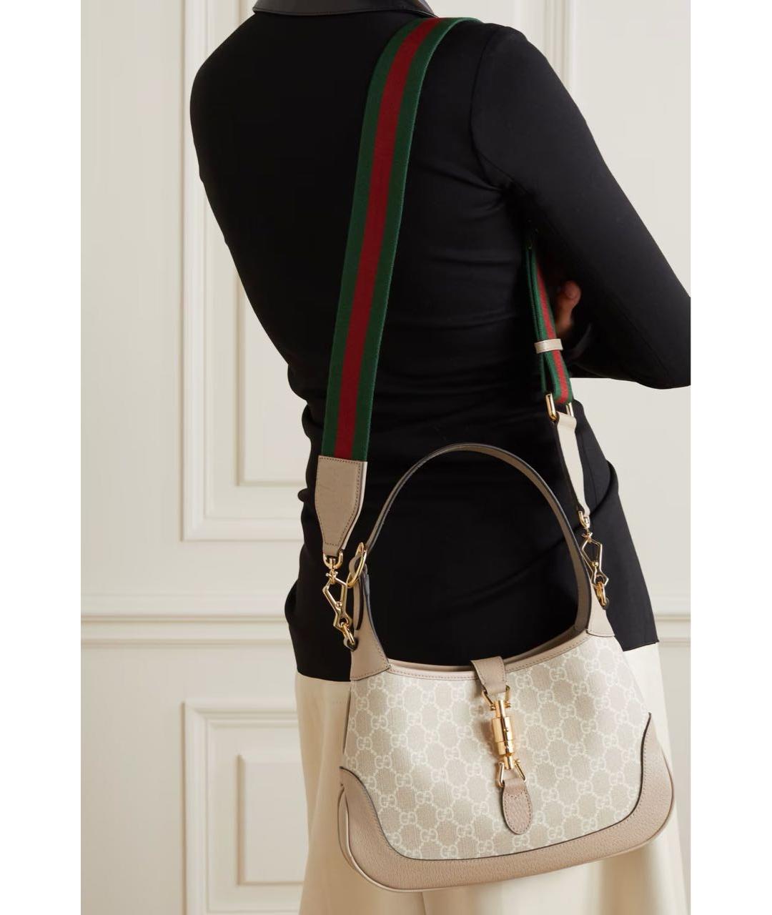 GUCCI Бежевая сумка с короткими ручками, фото 8