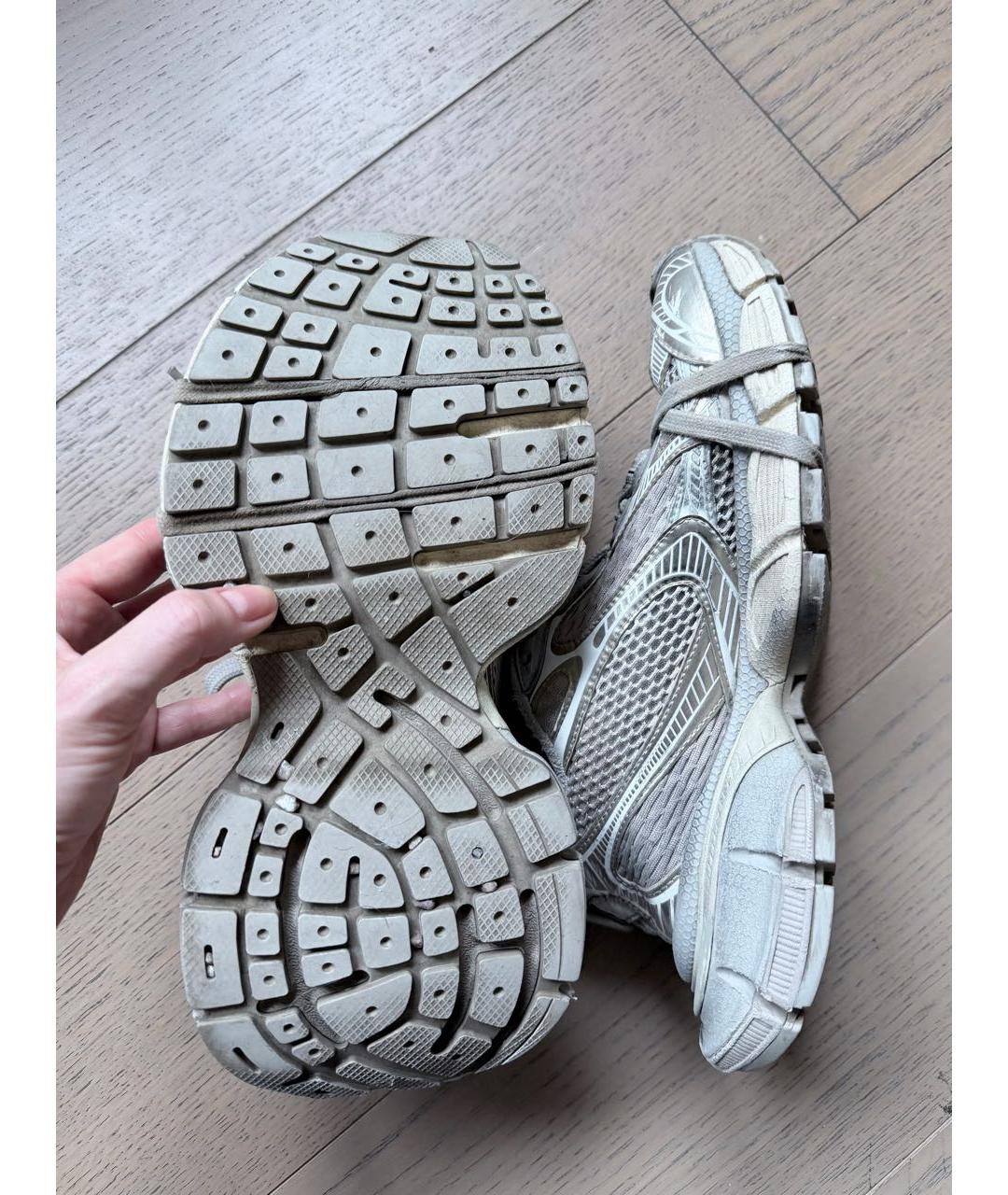 BALENCIAGA Антрацитовые неопреновые кроссовки, фото 6