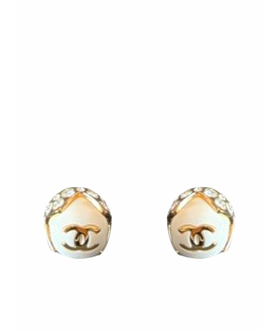 CHANEL Золотые серьги, фото 1