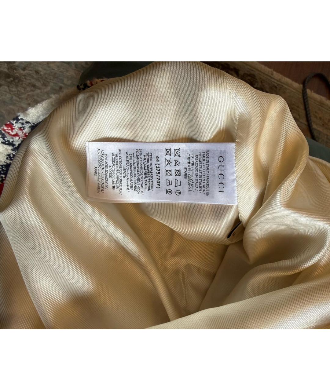 GUCCI Мульти твидовая юбка мини, фото 2