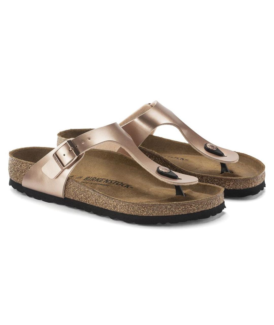 BIRKENSTOCK Бежевые шлепанцы, фото 3