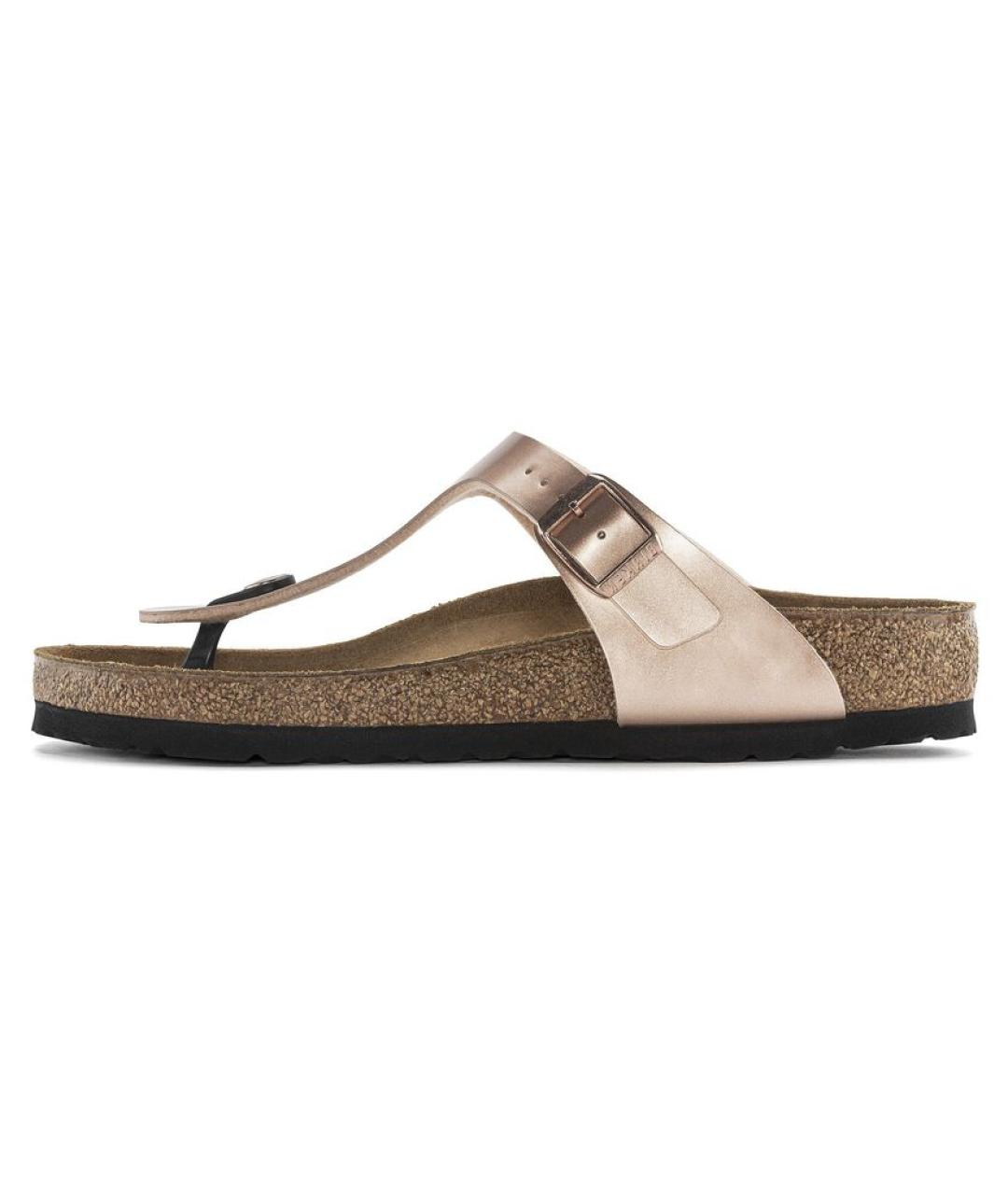BIRKENSTOCK Бежевые шлепанцы, фото 5