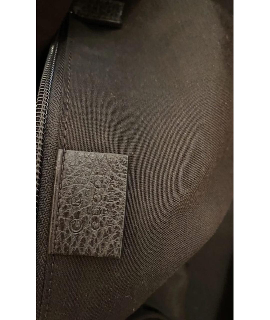 GUCCI Коричневая дорожная/спортивная сумка, фото 5
