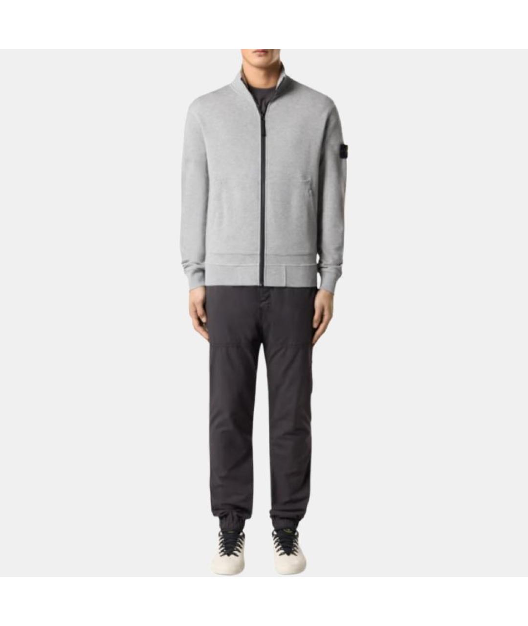 STONE ISLAND Серая куртка, фото 5