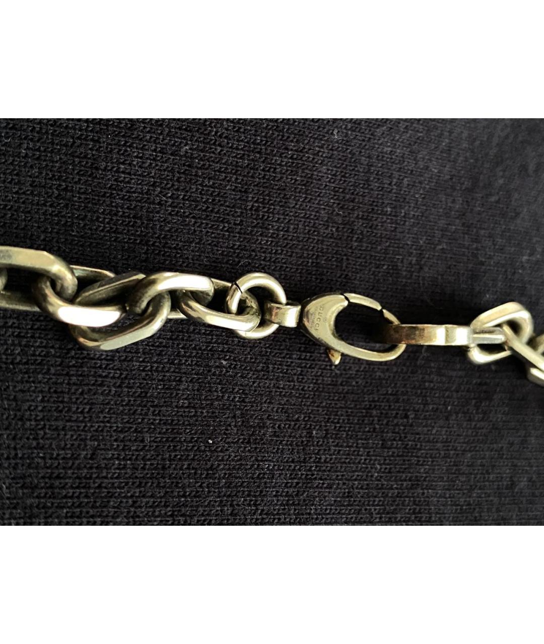GUCCI Серебряная серебряная цепочка/подвеска, фото 3