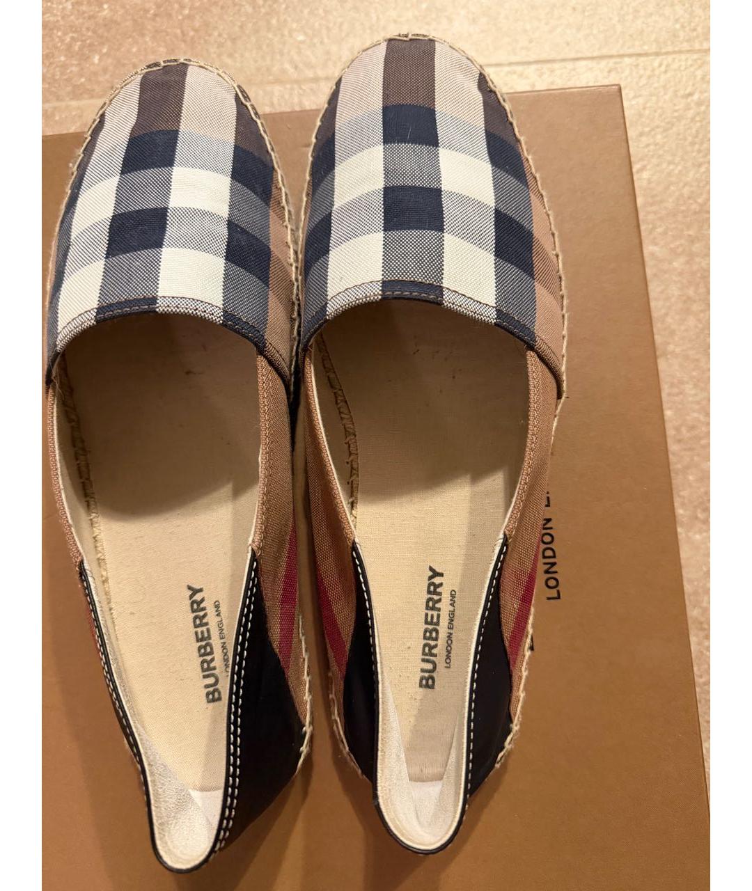 BURBERRY Мульти текстильные эспадрильи, фото 6
