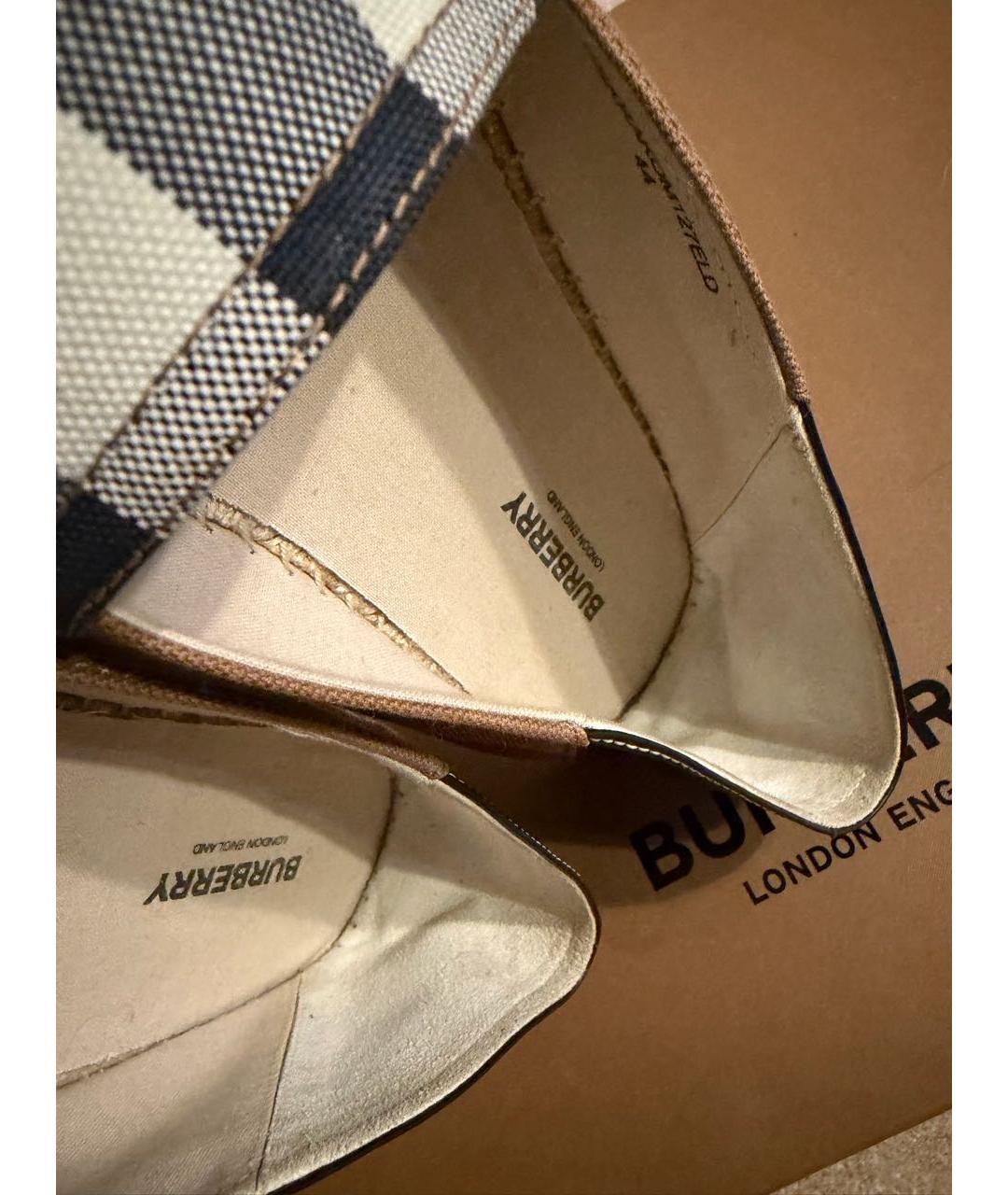 BURBERRY Мульти текстильные эспадрильи, фото 7