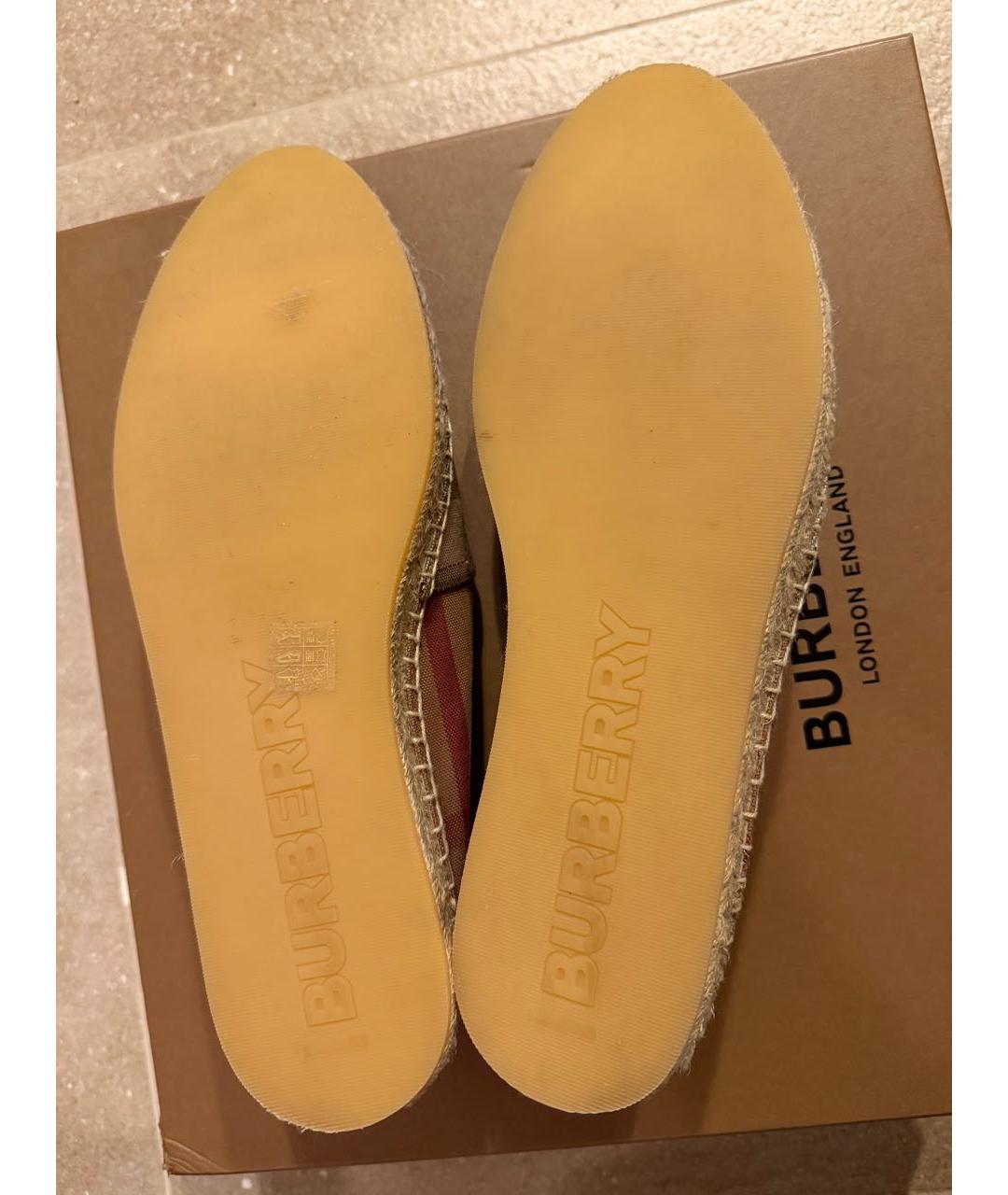 BURBERRY Мульти текстильные эспадрильи, фото 5