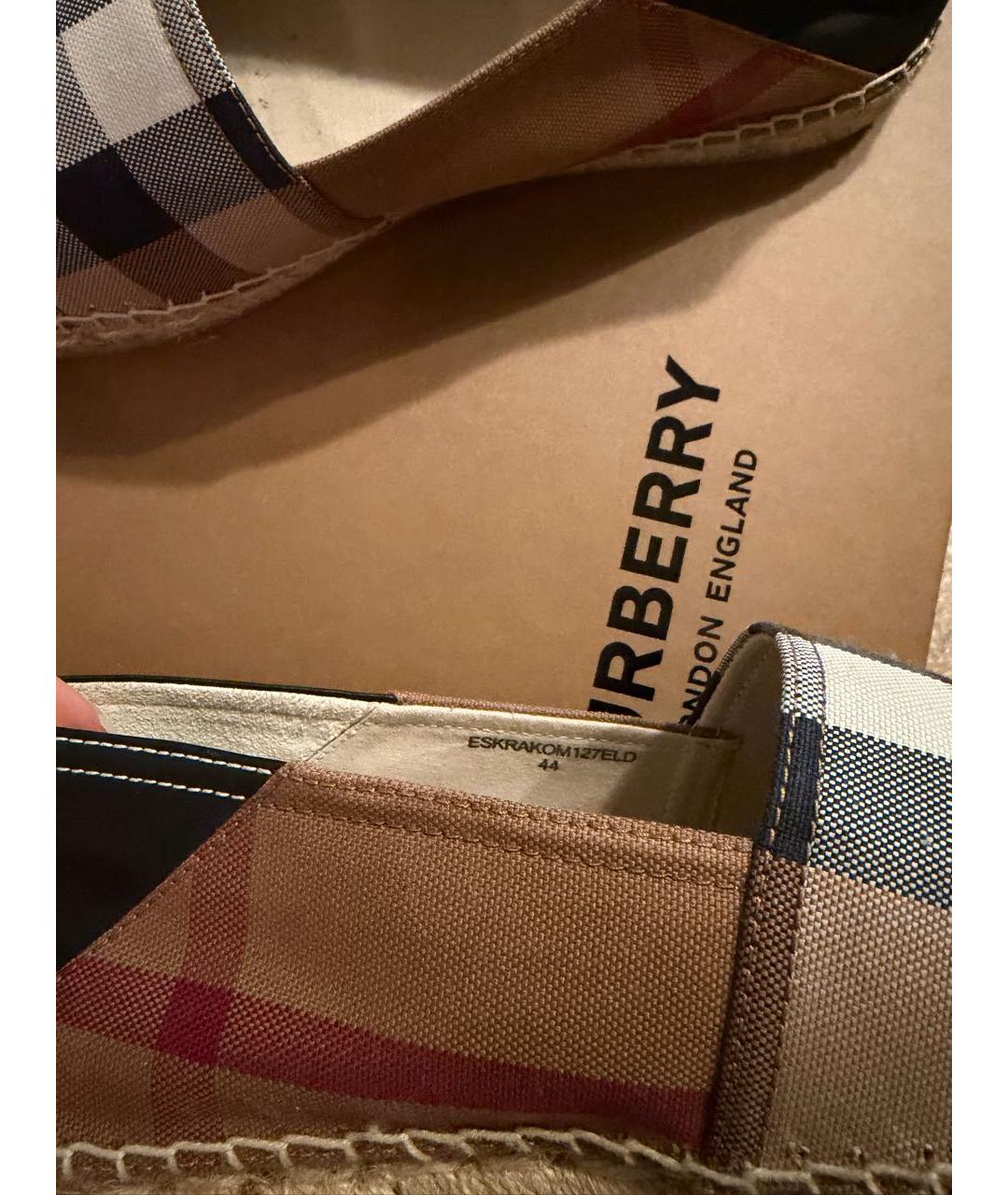 BURBERRY Мульти текстильные эспадрильи, фото 8