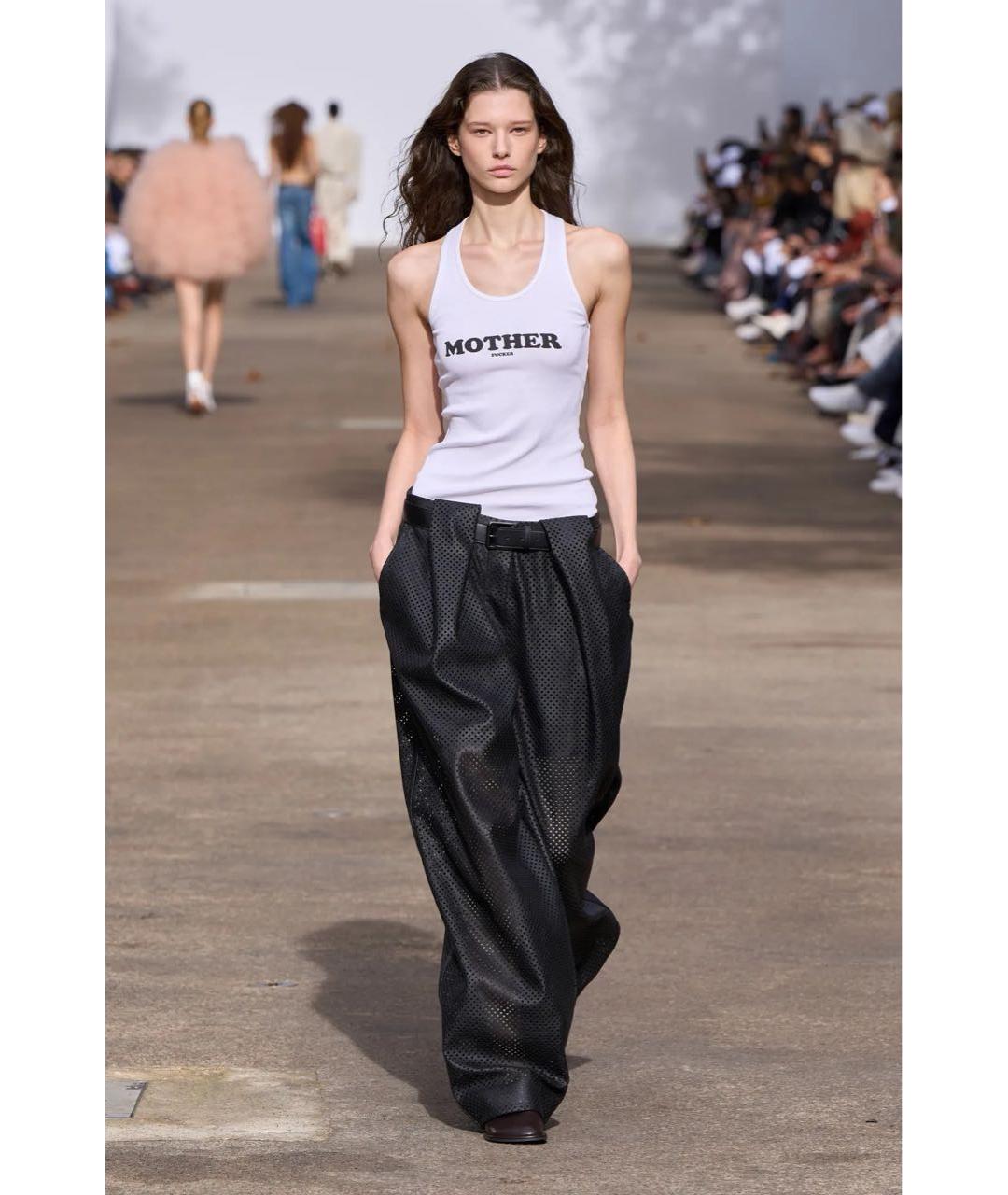 STELLA MCCARTNEY Белая хлопко-эластановая майка, фото 4