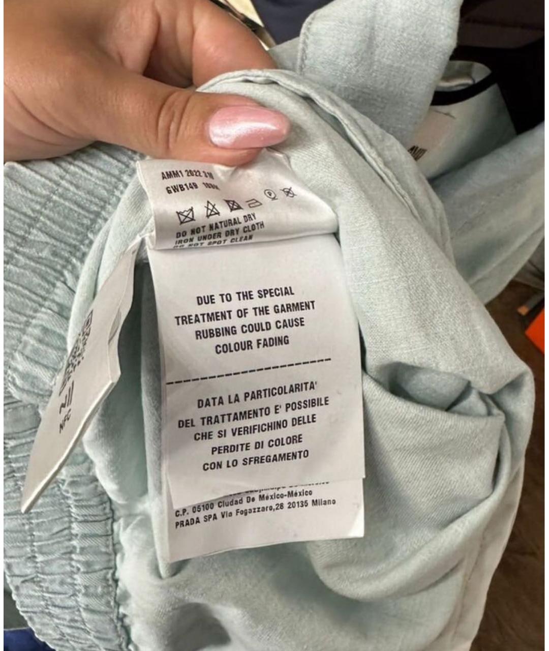 MIU MIU Голубая деним куртка, фото 6