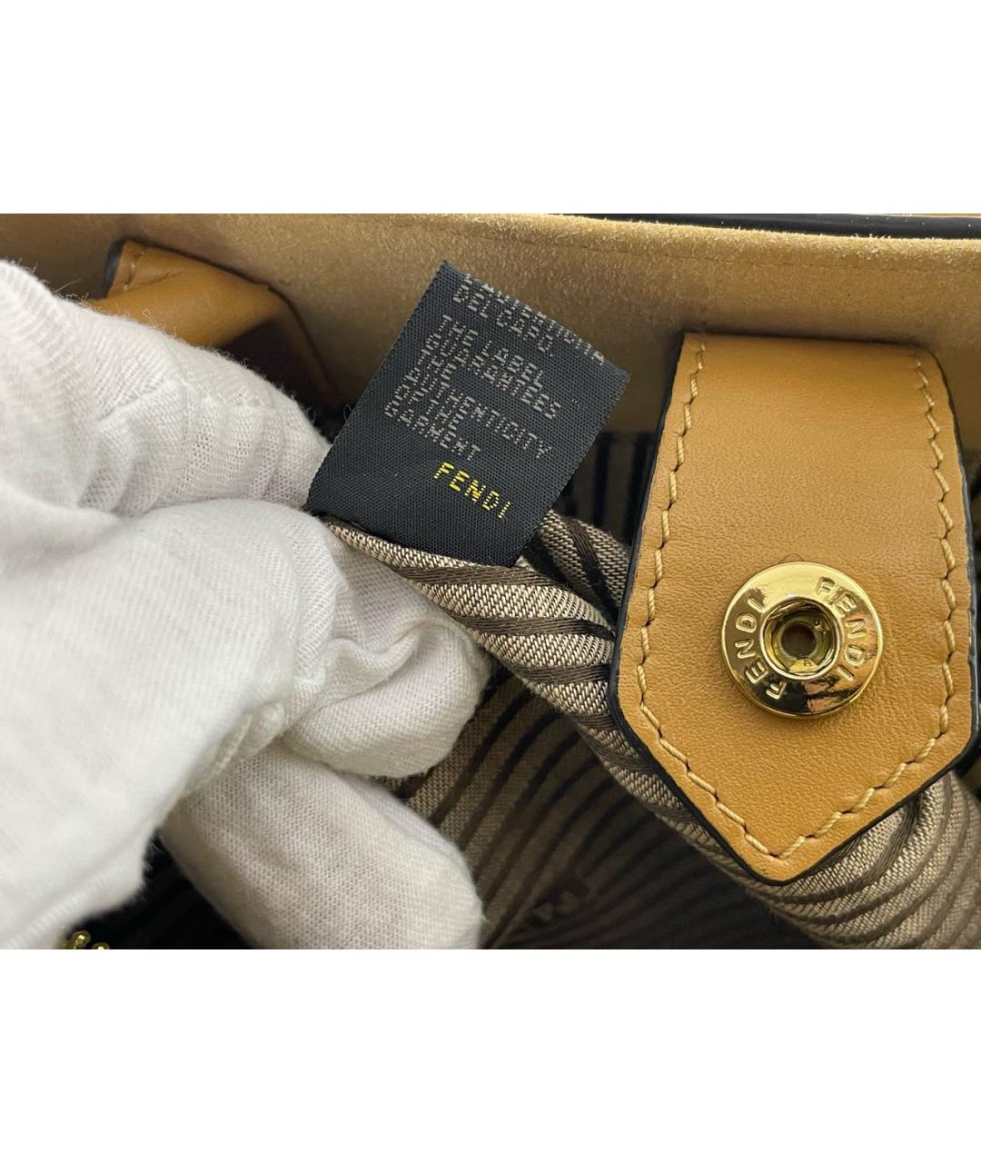 FENDI Мульти кожаная сумка тоут, фото 7