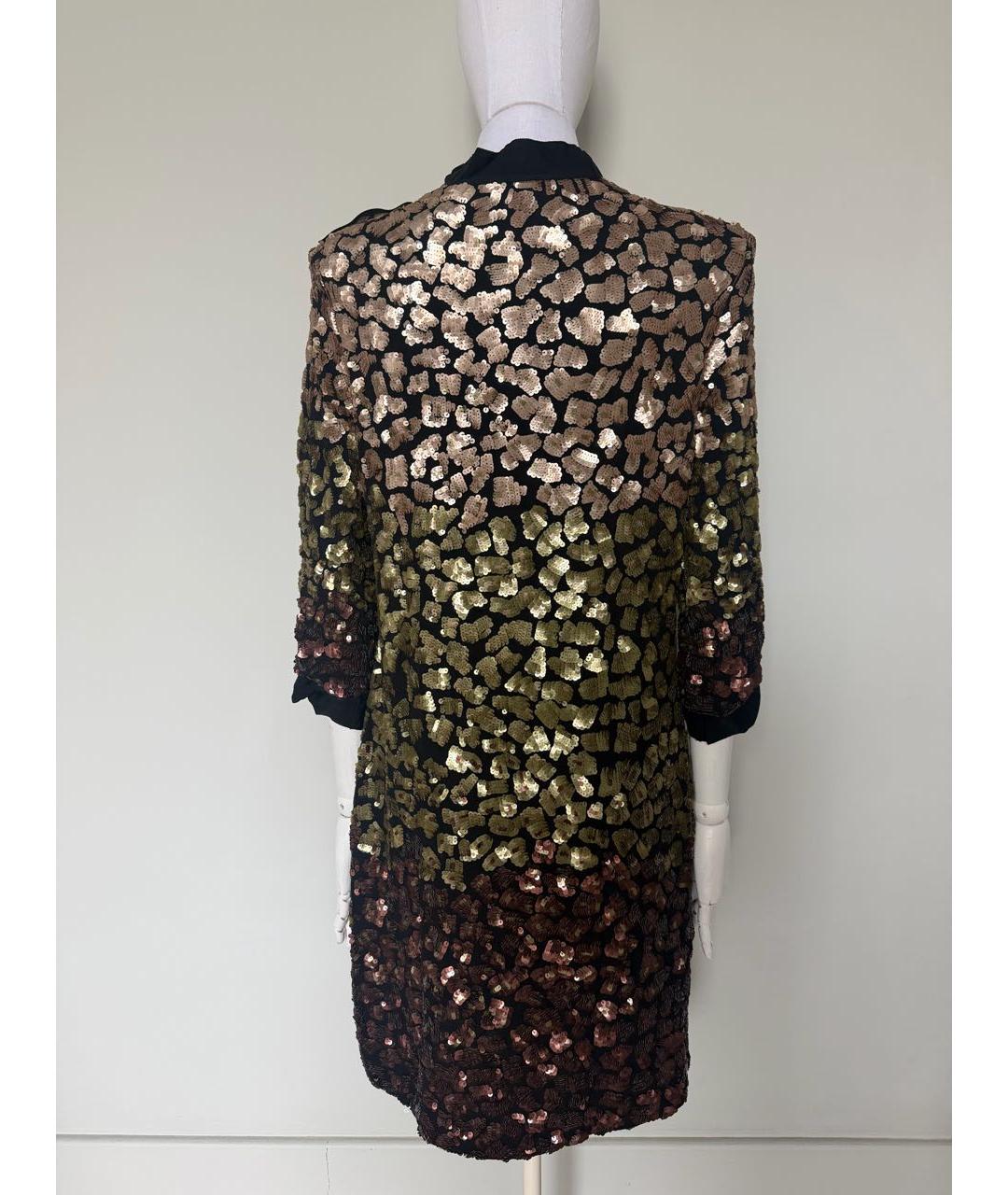 LANVIN Золотое коктейльное платье, фото 2