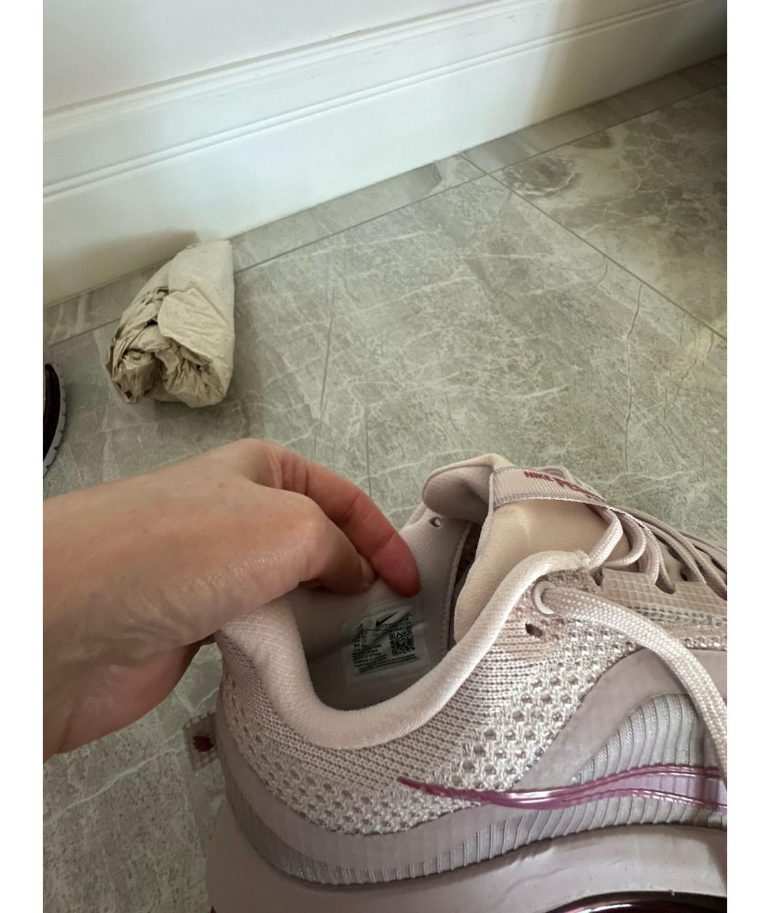 NIKE Розовые текстильные кроссовки, фото 8
