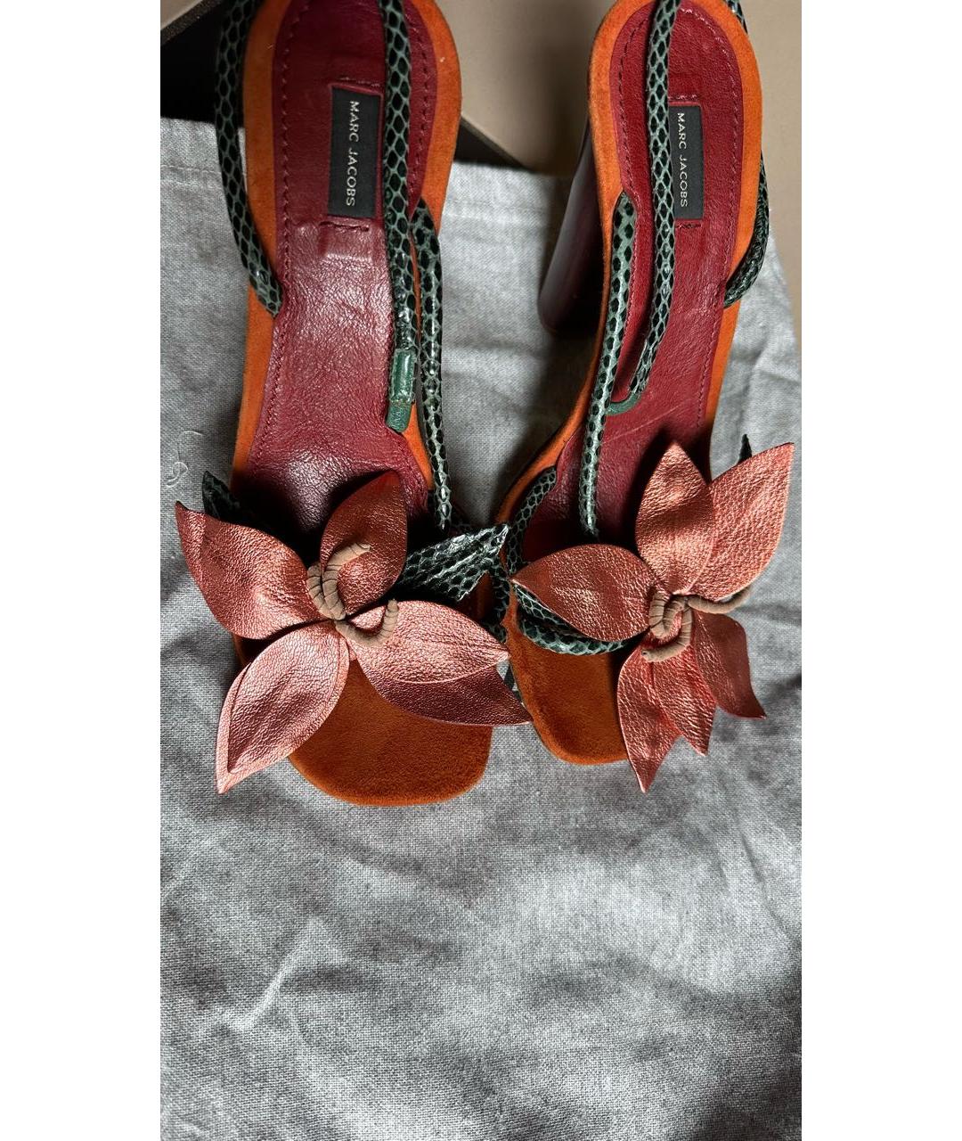 MARC JACOBS Мульти кожаные босоножки, фото 3