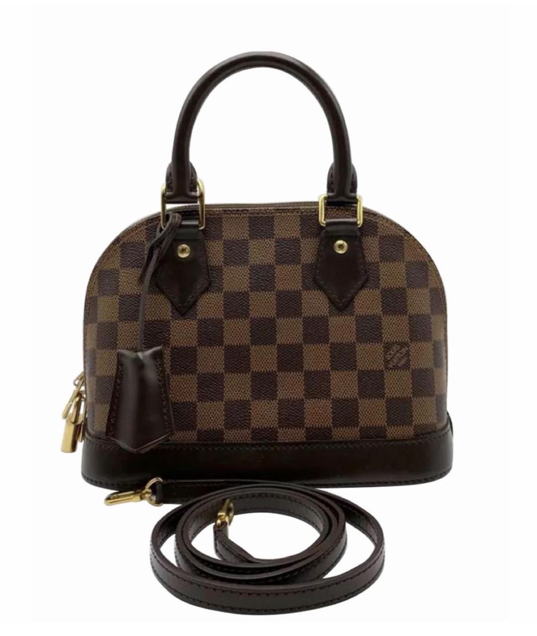 LOUIS VUITTON Коричневая сумка с короткими ручками, фото 6