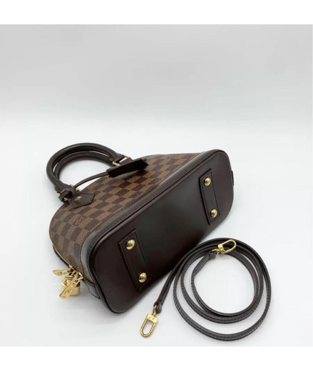 LOUIS VUITTON Коричневая сумка с короткими ручками, фото 2