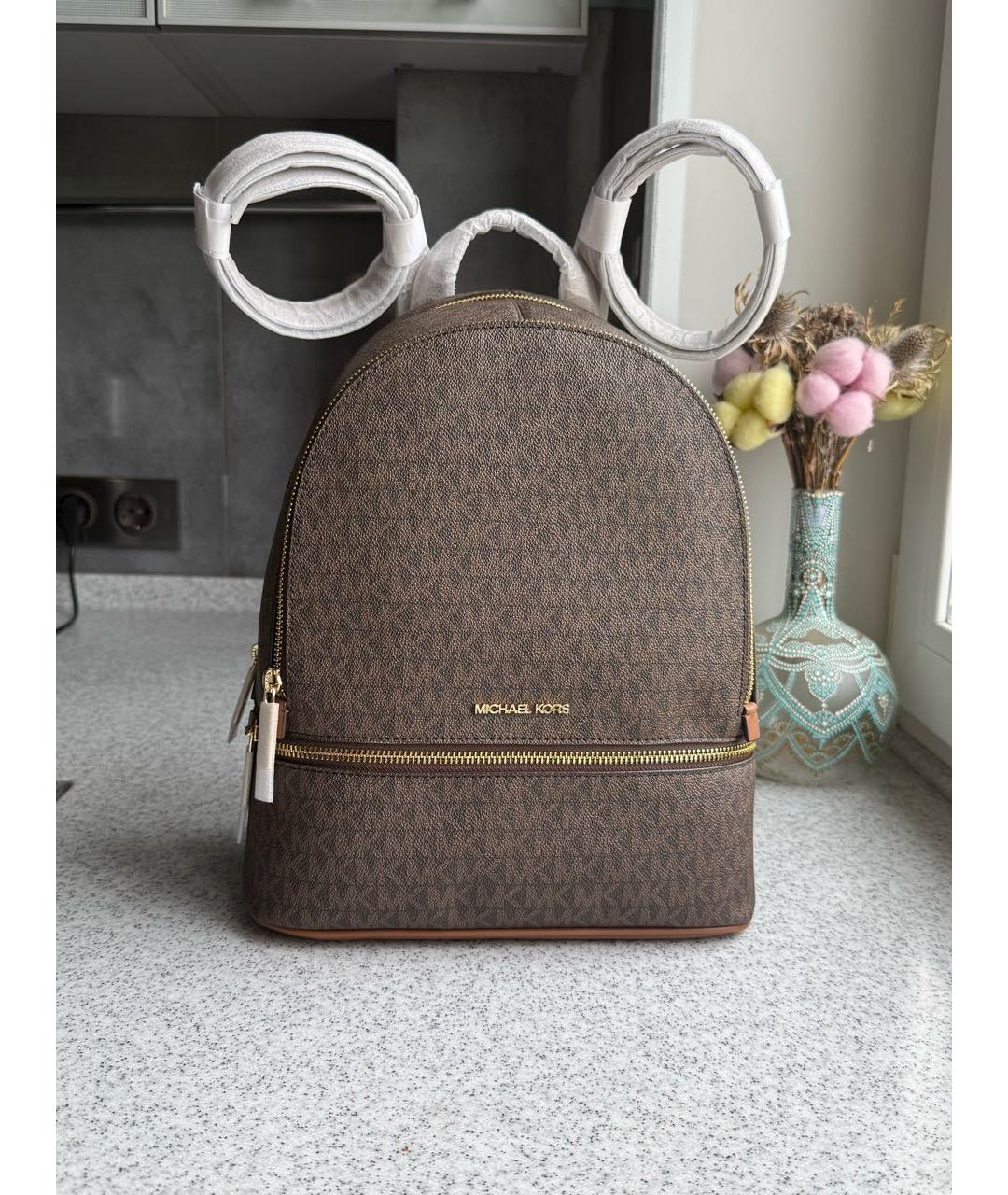 MICHAEL KORS Коричневый рюкзак, фото 4