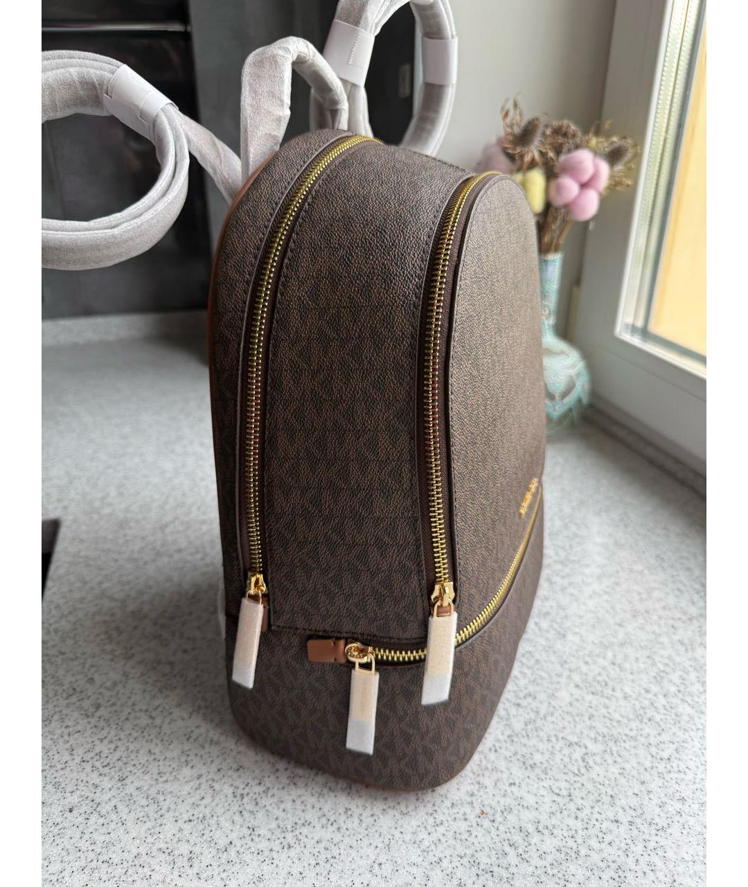 MICHAEL KORS Коричневый рюкзак, фото 2