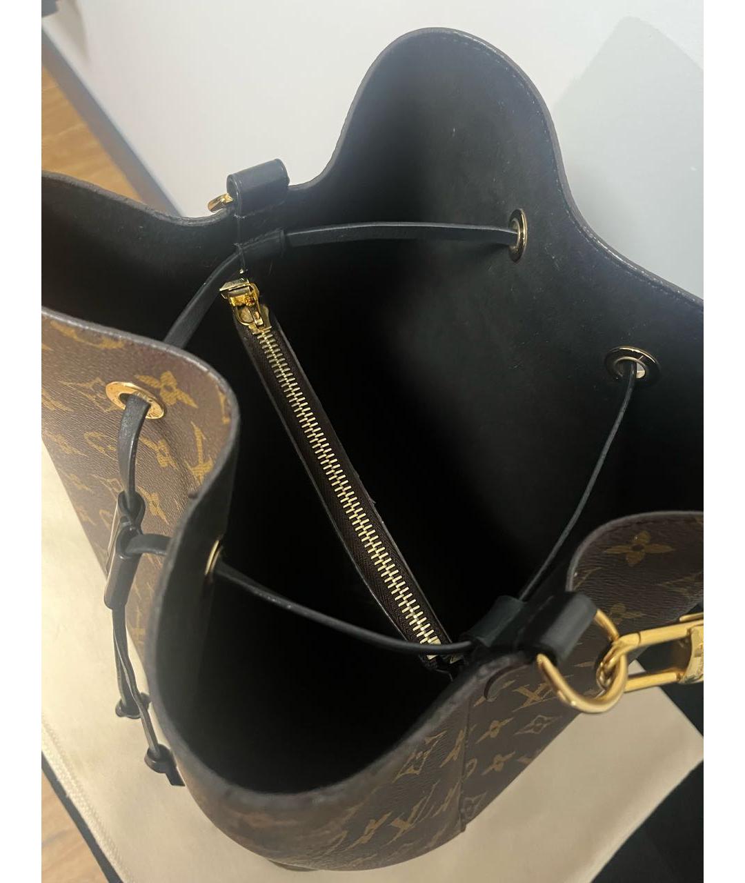 LOUIS VUITTON Коричневая сумка через плечо, фото 4