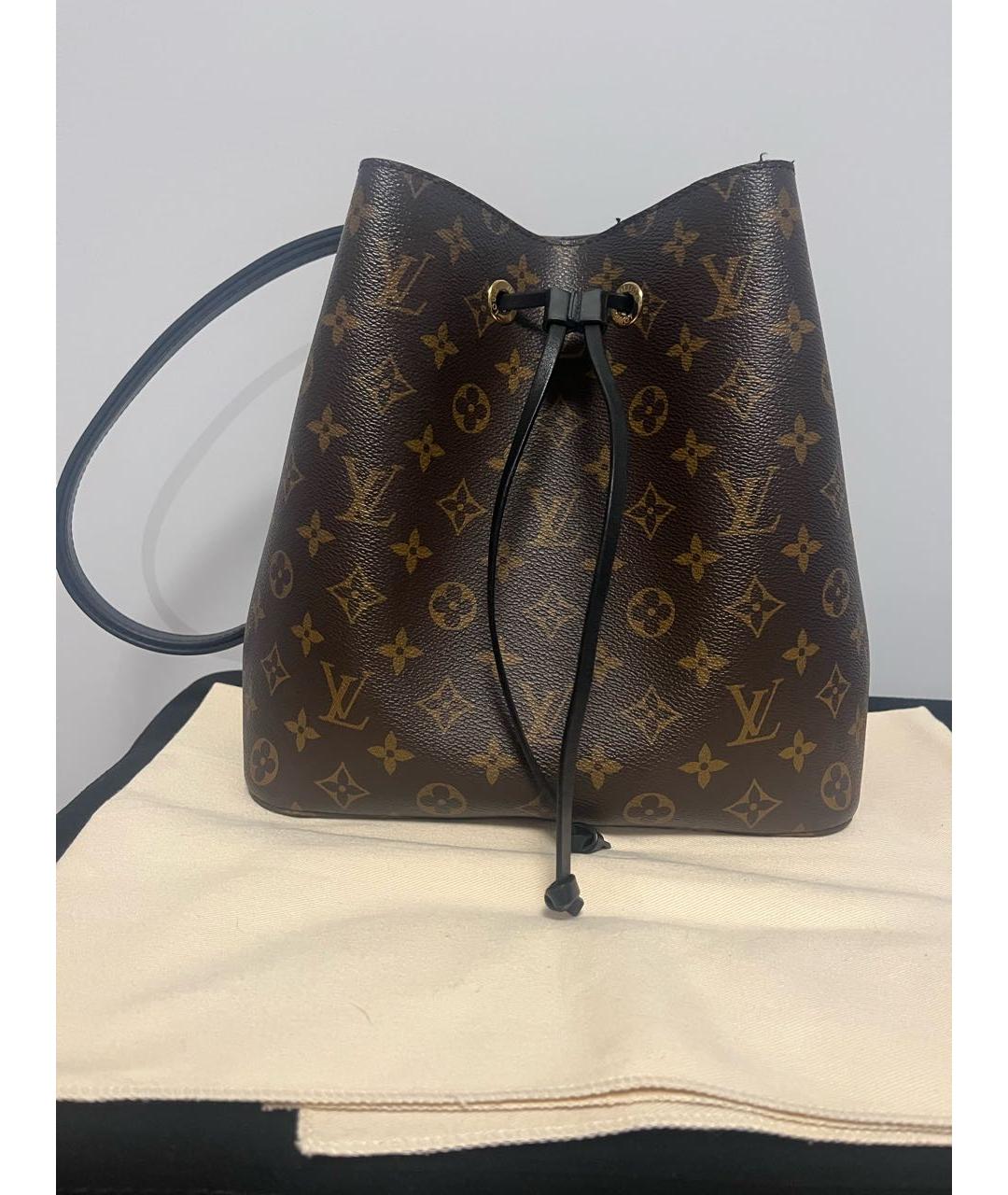 LOUIS VUITTON Коричневая сумка через плечо, фото 9