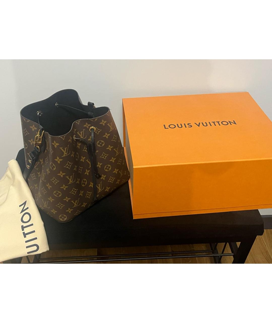 LOUIS VUITTON Коричневая сумка через плечо, фото 5