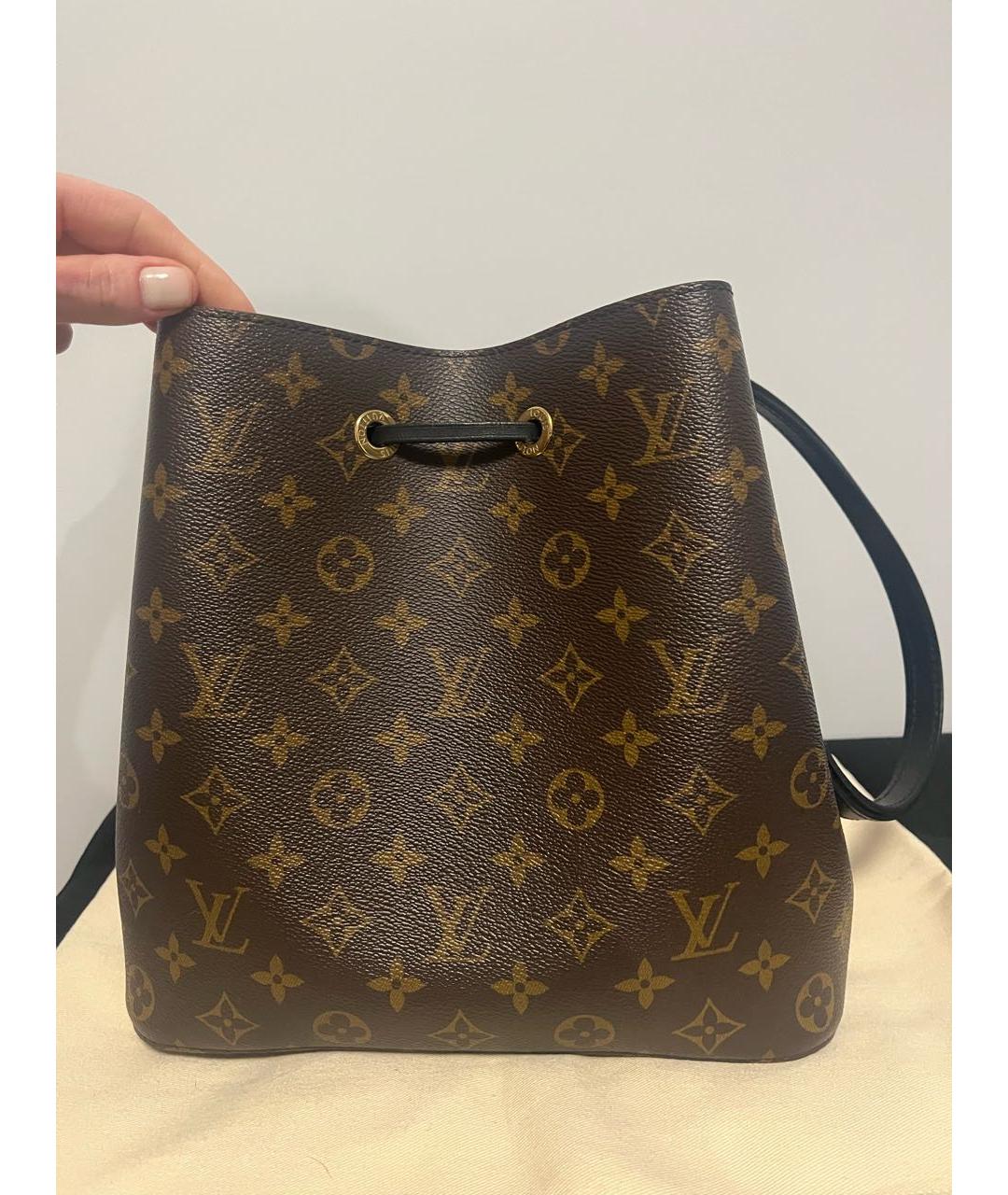 LOUIS VUITTON Коричневая сумка через плечо, фото 3
