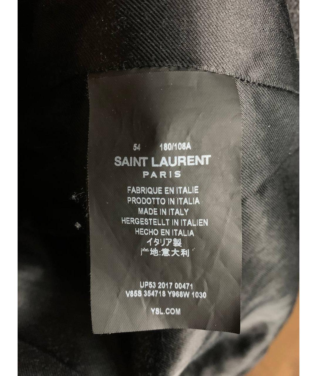 SAINT LAURENT Серая шерстяная куртка, фото 5