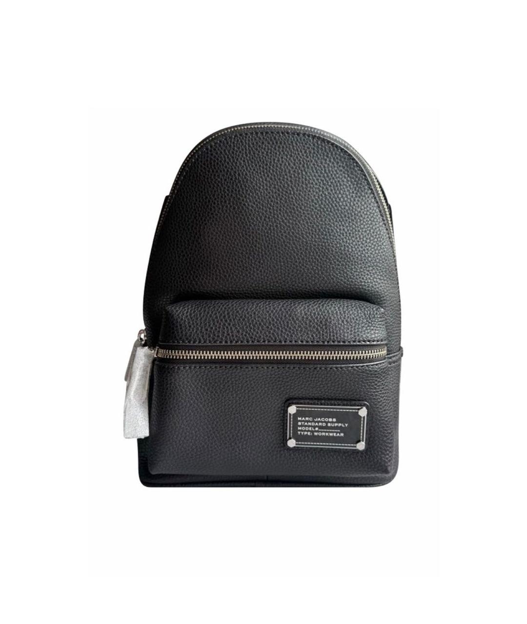 MARC JACOBS Черный кожаный рюкзак, фото 6