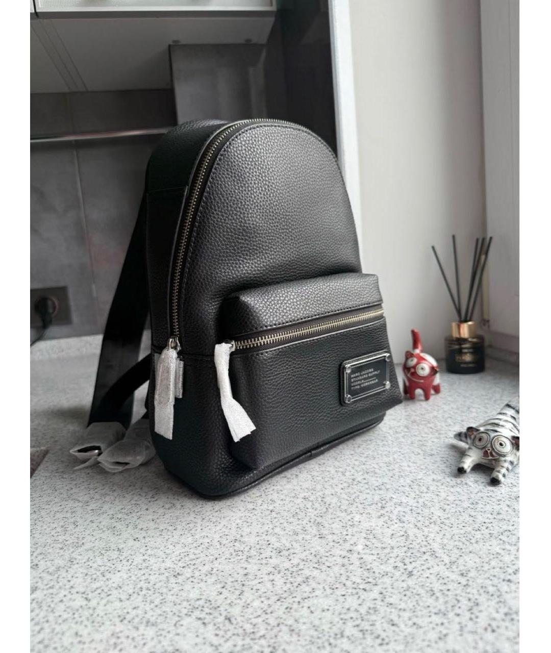 MARC JACOBS Черный кожаный рюкзак, фото 2